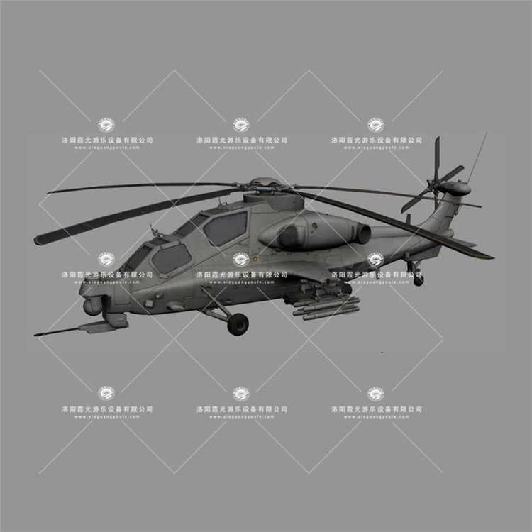 屯溪武装直升机3D模型